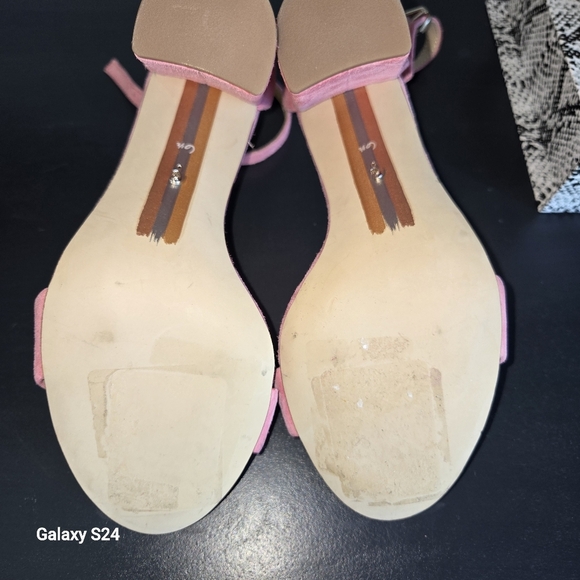 Sam Edelman Yaro Pink Suede Block Heel Sandal   6.5 NWOT💞 - Picture 6 of 10